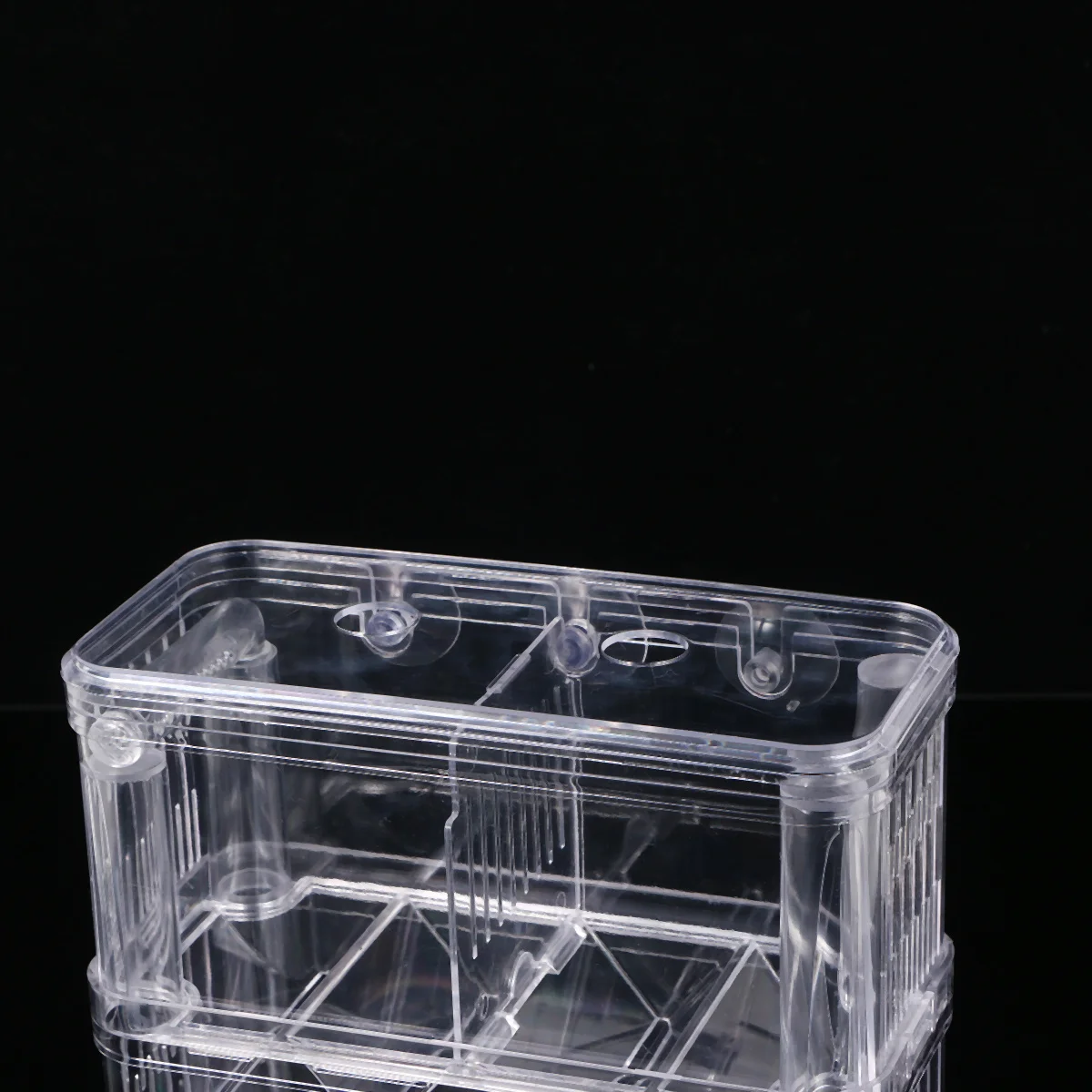

Double Function Small Transparent Fish Breeding Box Aquarium Hatching Tank Spawning Incubator Survival Enhancer