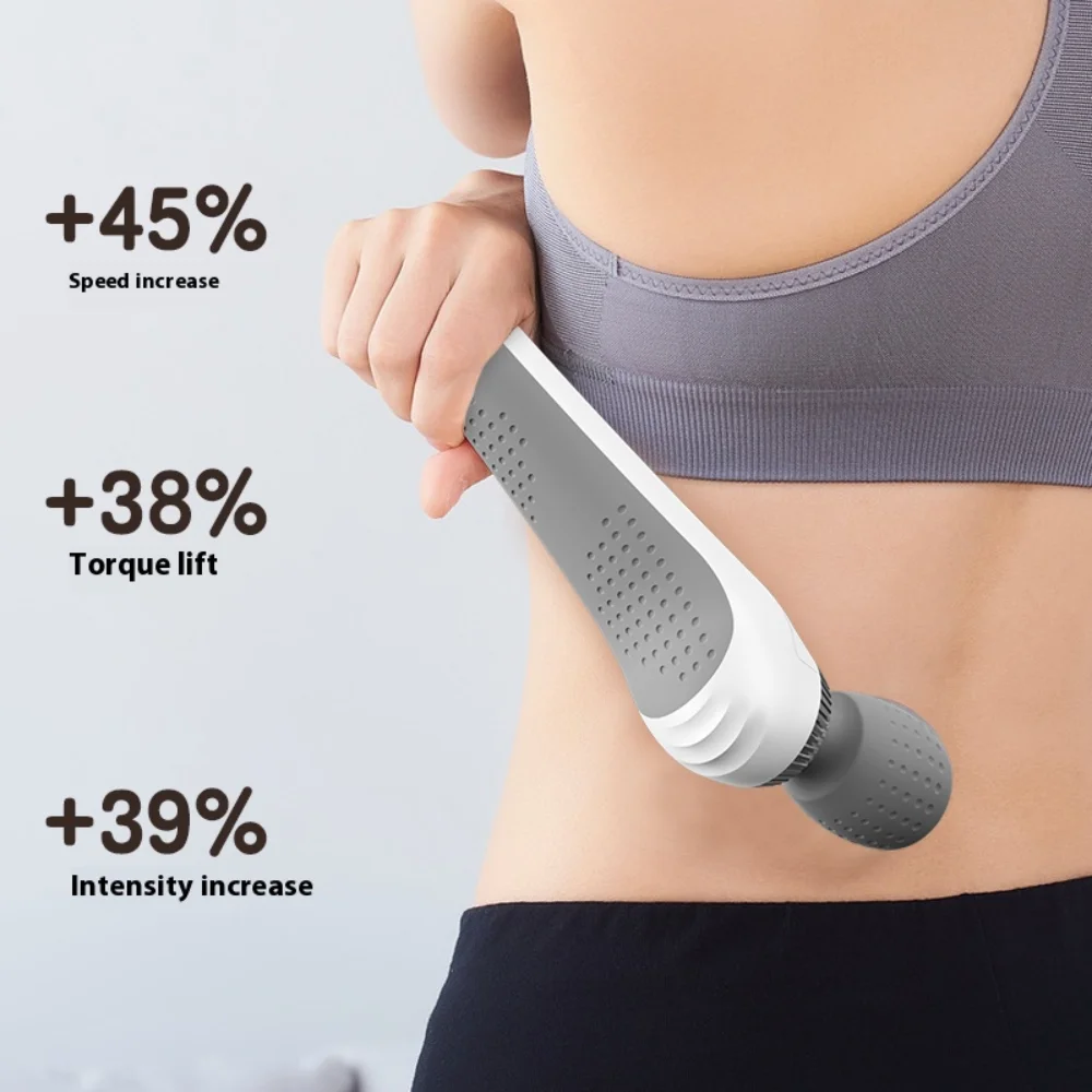 

Deep Tissue Massage Gun USB Rechargeable Portable Full Body Muscle Massage 5-speed Adjustable Fascia Gun Pink and Black