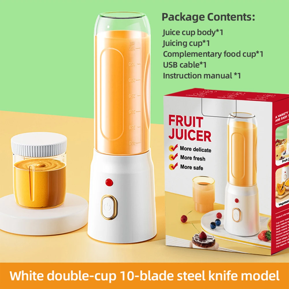 A portable charging small-sized complementary food household multi-functional juice machine