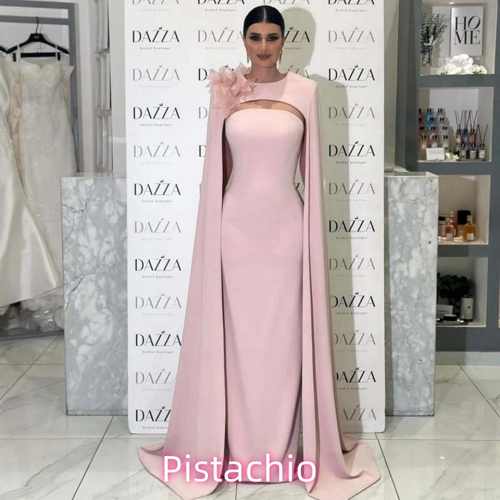 

Fashionable Romantic Flower Prom Dress Charming Mermaid Zipper evening dresses Floor Length red Carpet Dress luxury 2025