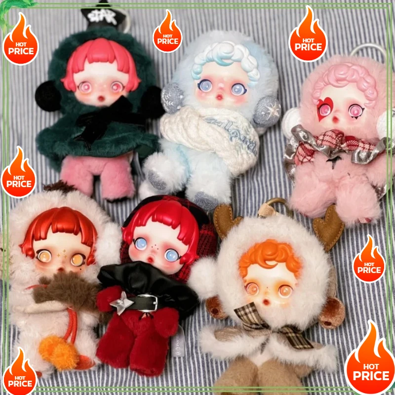 

Skullpanda Winter Music Series Blind Box Plush Doll Kawaii KeyChain Pendants Surprise Mystery Box Fun Toys Birthday Gifts