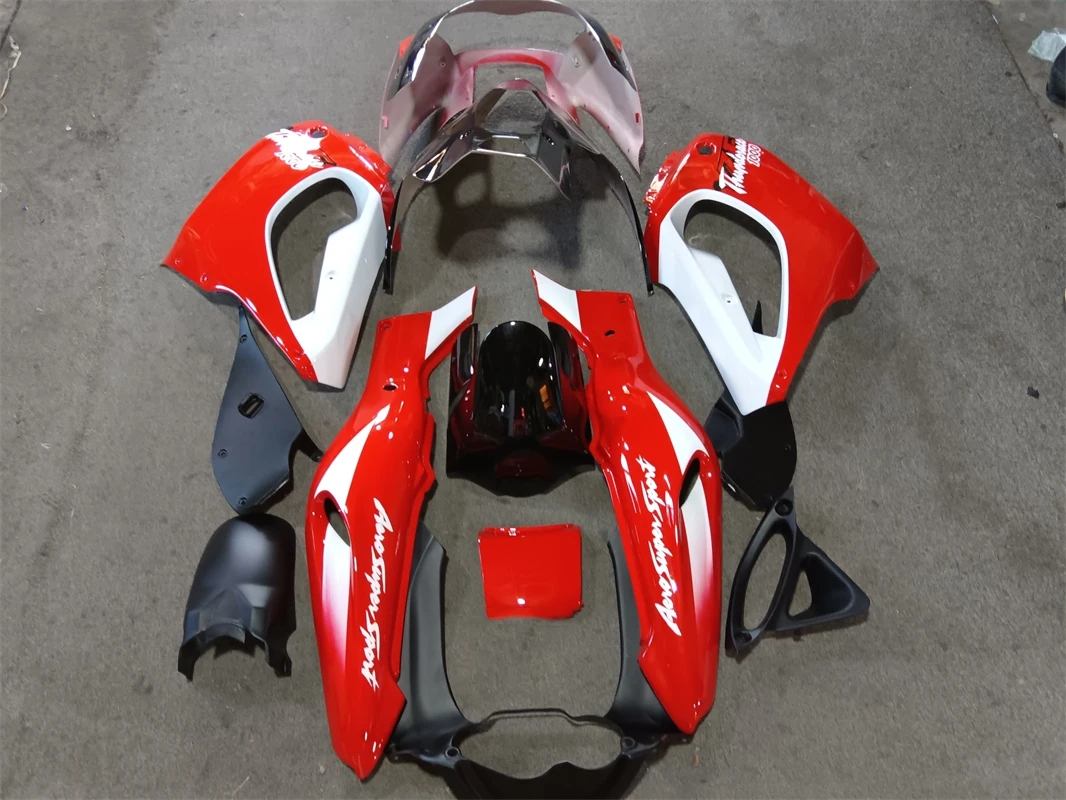 Fairing Kits YZF 1000R 1997 - 2007 Red White Body Kits for YAMAHA YZF1000R 96 97 Fairing Thunderace 98 99