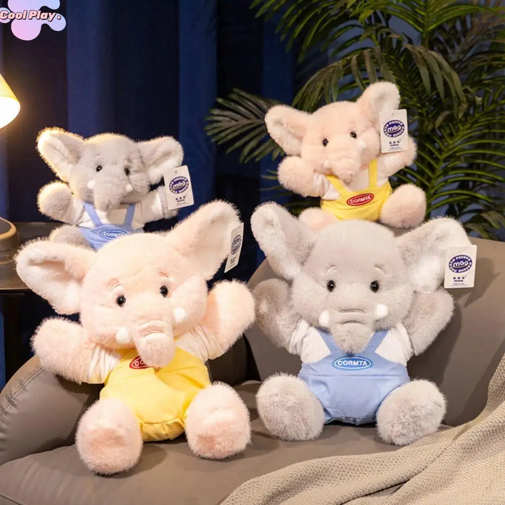 

Creative PP Cotton Elephant Plush Doll Big Ear Soft Hugging Plush Toy Comfortable Fluffy Stuffed Elephant Toy Birthday Parties