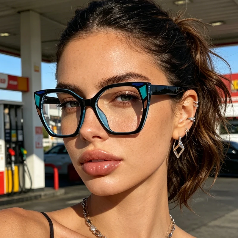 1 szt. modne okulary kocie oko – Street Fashion Trends recenzja i cena