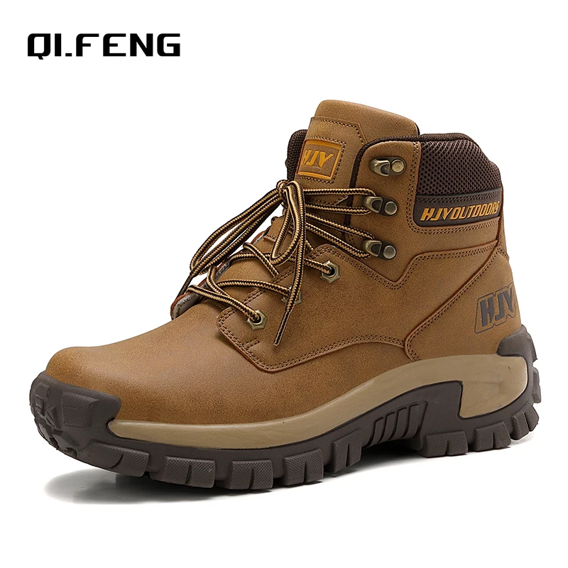 

Новая уличная тренировочная походная обувь, мужская высокая спортивная обувь, осенние и зимние большие рабочие ботинки, размеры 39-47