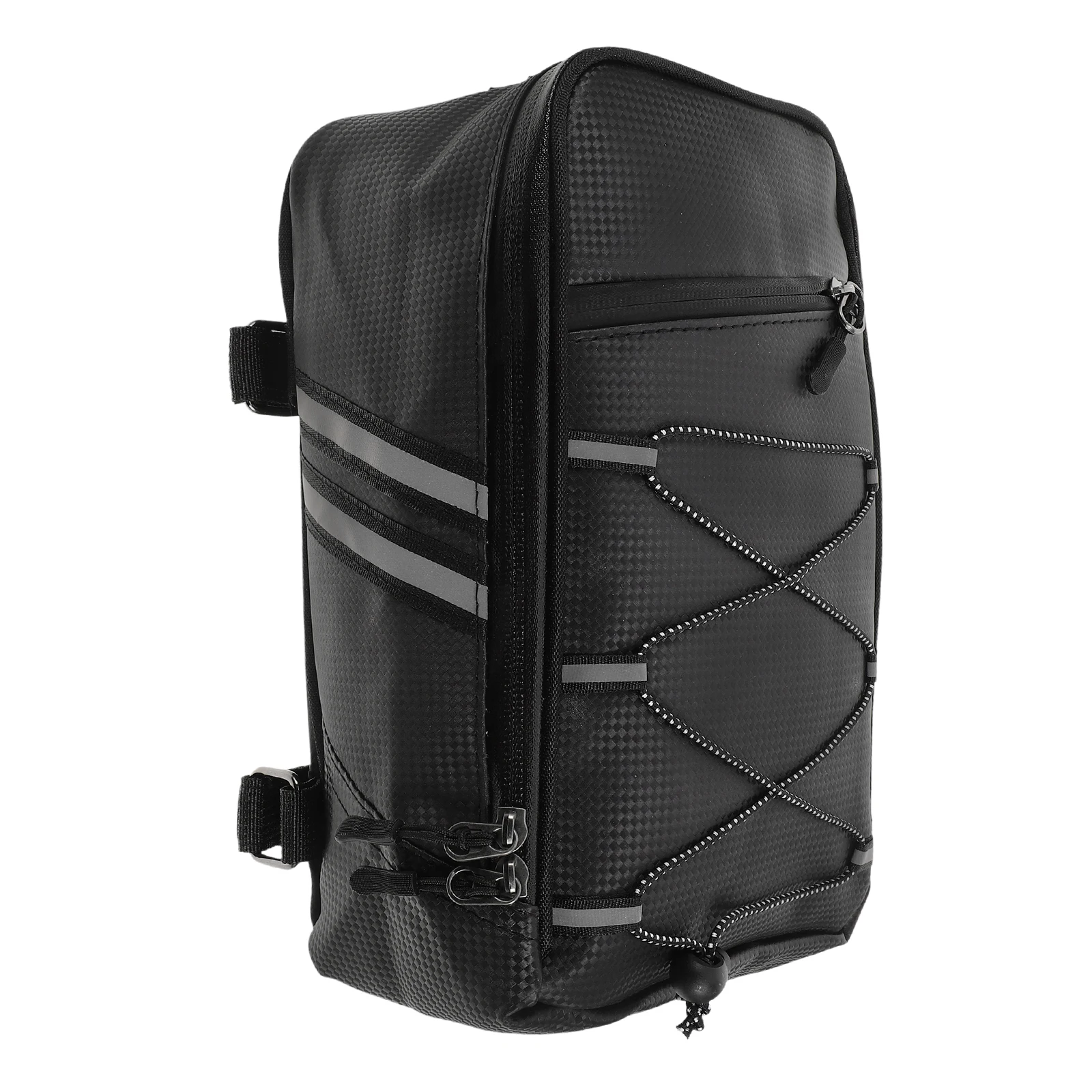 

Waterproof Rear Saddle Bag Durable Pu Bike Storage Pouch For Cycling Motorcycle Mount Compatible With Most