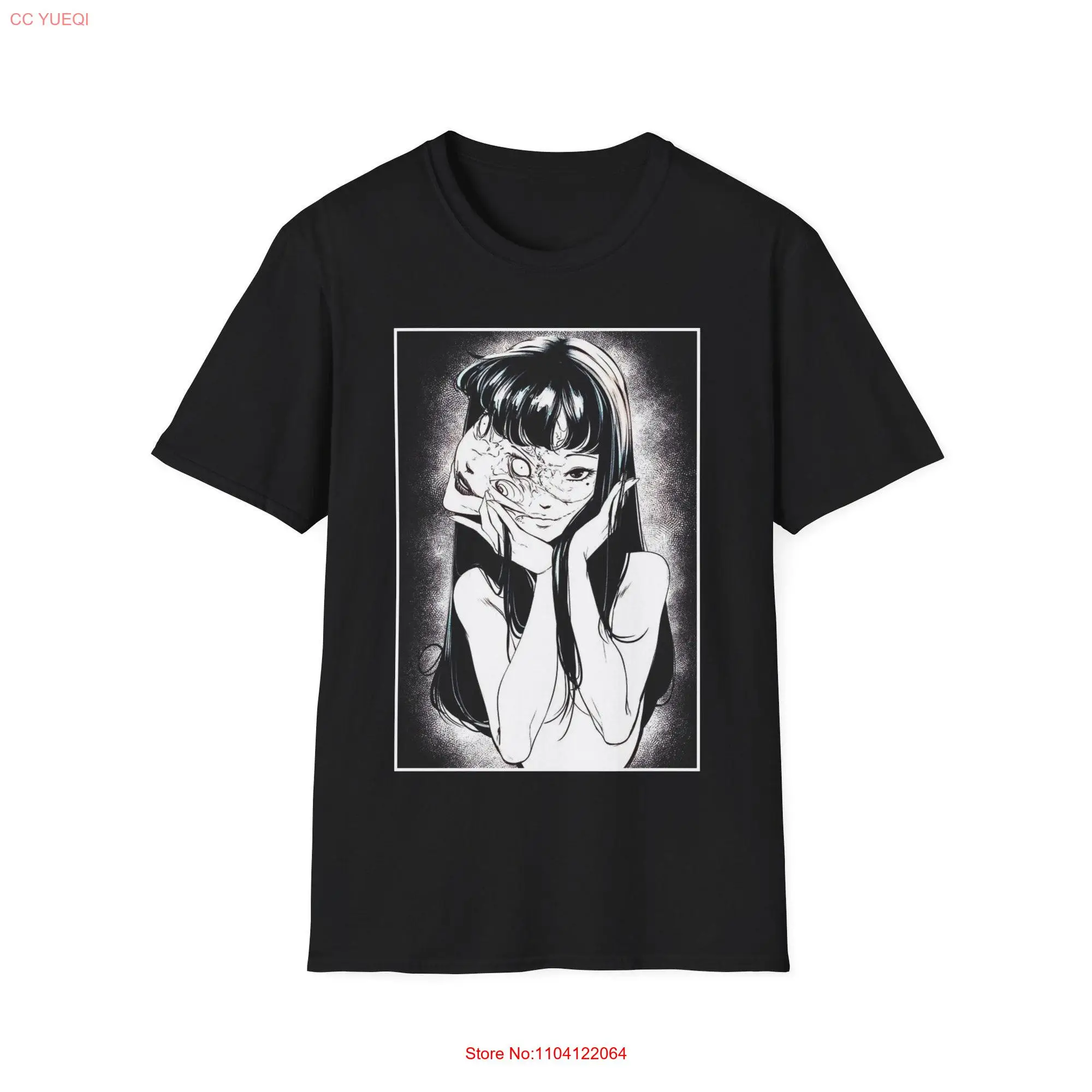 Tomie Manga T Shirt Japanese Horror Fan Junji Ito Uzumaki Psychological Anime long or short sleeves