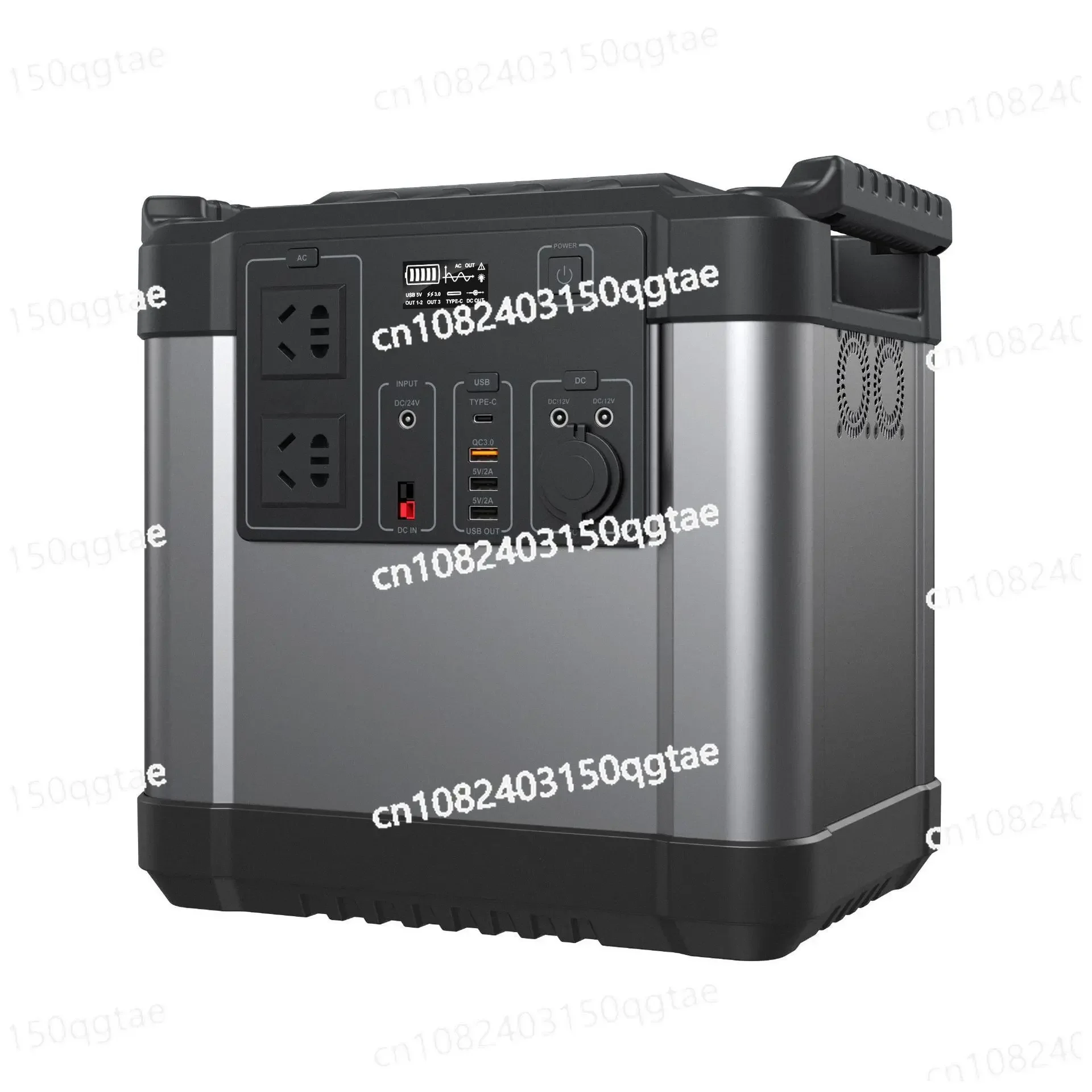 

Наружный источник питания, ночной рынок, большая емкость, 2000 Вт, резервный источник питания для кемпинга, портативный уличный источник питания для хранения энергии