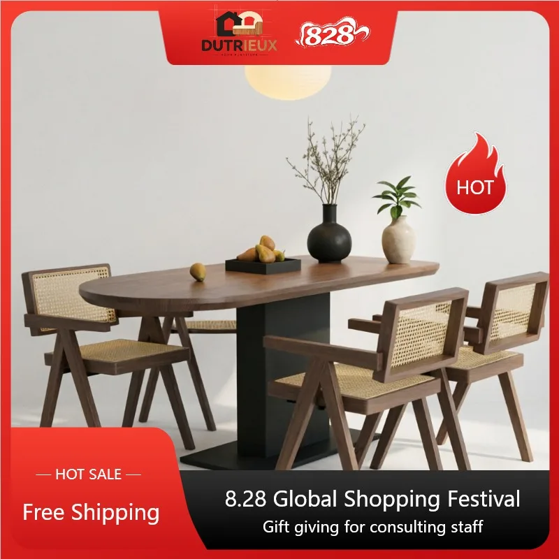 Luxury Wooden Dining Tables Modern Nordic Design Living Room Side Dining Tables Island Kitchen Mesa De Jantar Furniture For Home