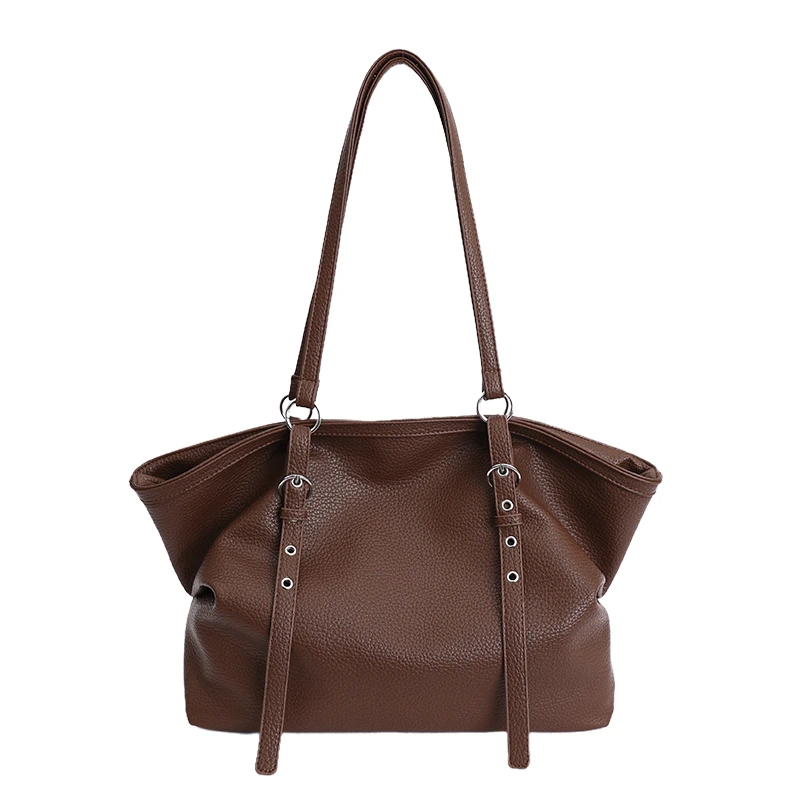 

Large Capacity Women PU Leather Handbags Tote Bags High Quality Ladies Shoulder Messenger Bags Casual Female Solid Shopping Bag