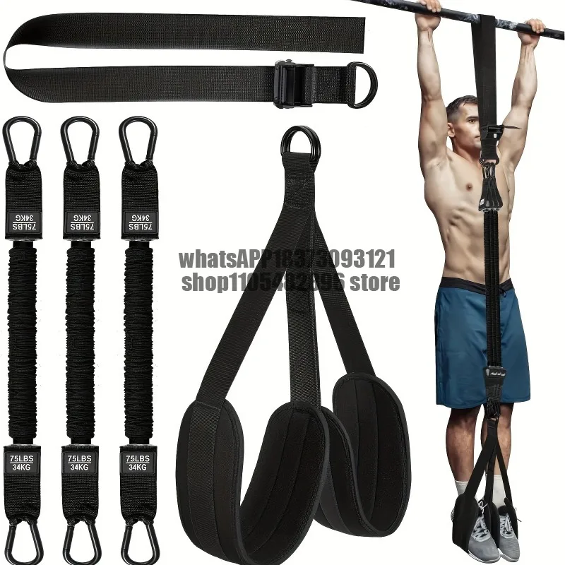 Pull Up Assistance Bands Set Heavy Duty Resistance Strap Pull-ups Assist for Men Women Hanging Training Upper Body Stretching