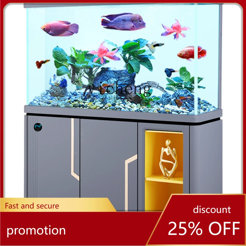 

Большой напольный аквариум для гостиной/прихожей с нижним фильтром