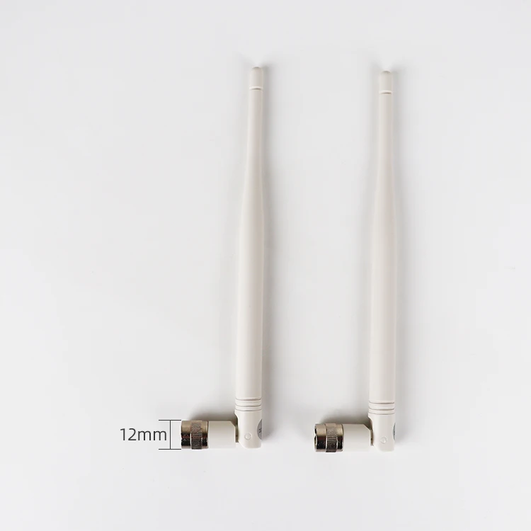 50 個 4G フル周波数 TNC スティックアンテナ ホワイト粘着通信ネットワークブースター 2 周波数 824-2690MHz 垂直偏波