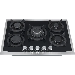 supplier wholesale custom brand professional home use indoor 5 burner gas cooker stove