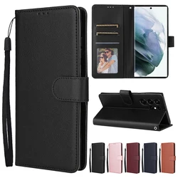 Wallet Magnetic Flip Card Stand Leather Case For Samsung Galaxy S23 Ultra S22 Plus S21 FE S20 A12 A13 A14 A34 A51 A52 A53 A54