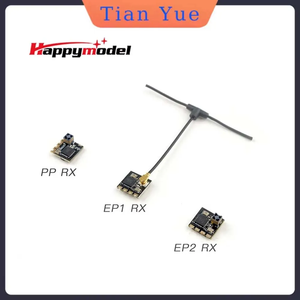 

HappyModel EP1 EP2 2.4G ExpressLRS ELRS Nano Long-Range Receiver for ES24TX Module-RC Airplane FPV Compatible with LR4 LR7
