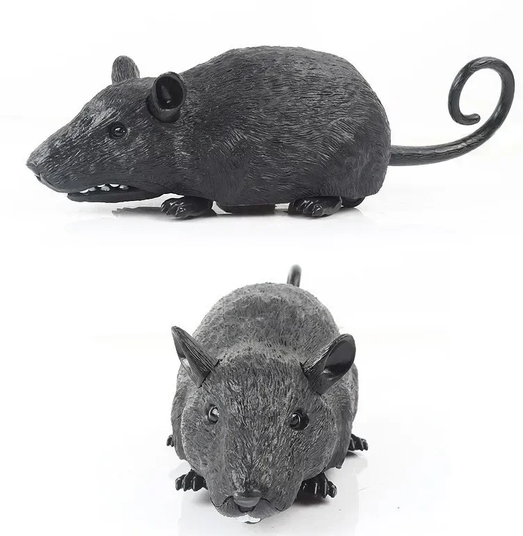 Souris électrique avec télécommande, farces, modèle Animal, jouet pour animaux de compagnie, taquin, chien, chat, fournitures interactives, cadeau d'anniversaire