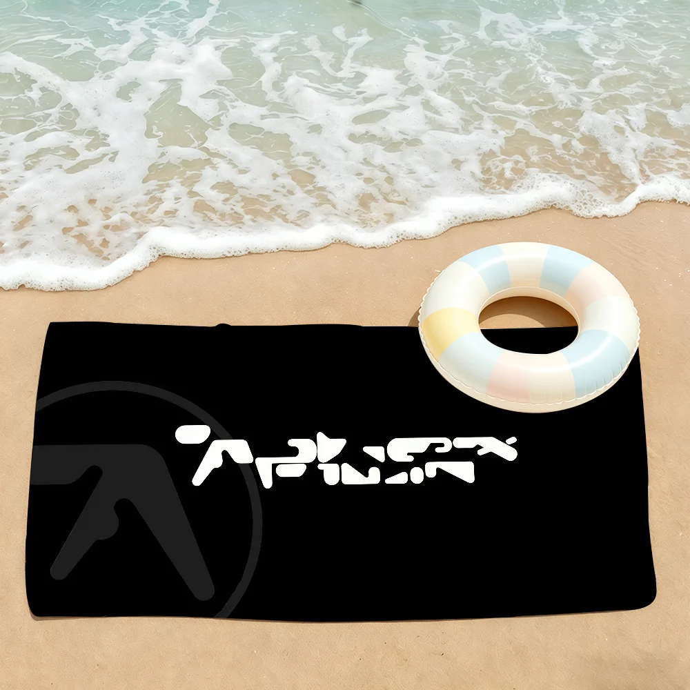 Band DJ A-Aphex T-Twin Towel Soft Lightweight Anti-Sand Large Beach Towel Quick-Drying Bath Sports Family