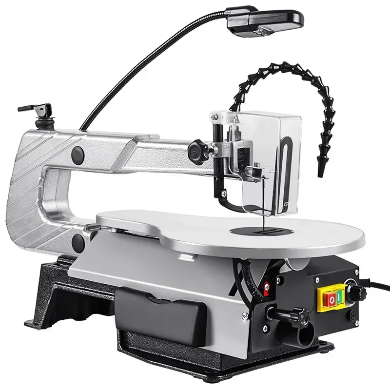 Variable Speed Scroll Saw, 16-Inch with Work Light, Adjustable TableTop Angle, Easy-Access Blade Changes, w/ Sawblades