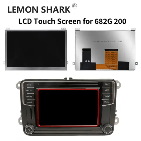 TDO-WVGA0633F00045 OEM 6.5 inch LCD Touch Screen Replace Part For VW MIB2 200 682 684 680 STD2 ZR Car CD Player Navigation Radio