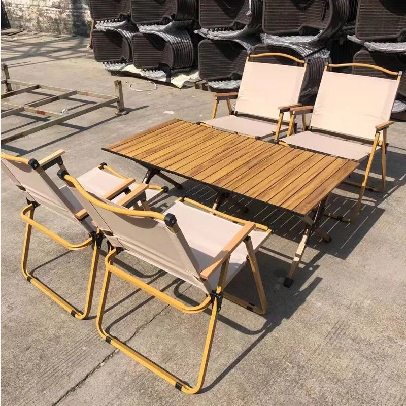 Outdoor camping tables and chairs: folding chairs, portable ultra-light camping chairs, beach chairs