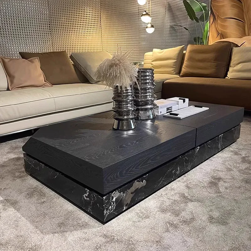 

Vintage Wooden Coffee Tables Corner Floor Entryways Black Coffee Table Big Luxury Muebles Para El Hogar Furniture Living Room