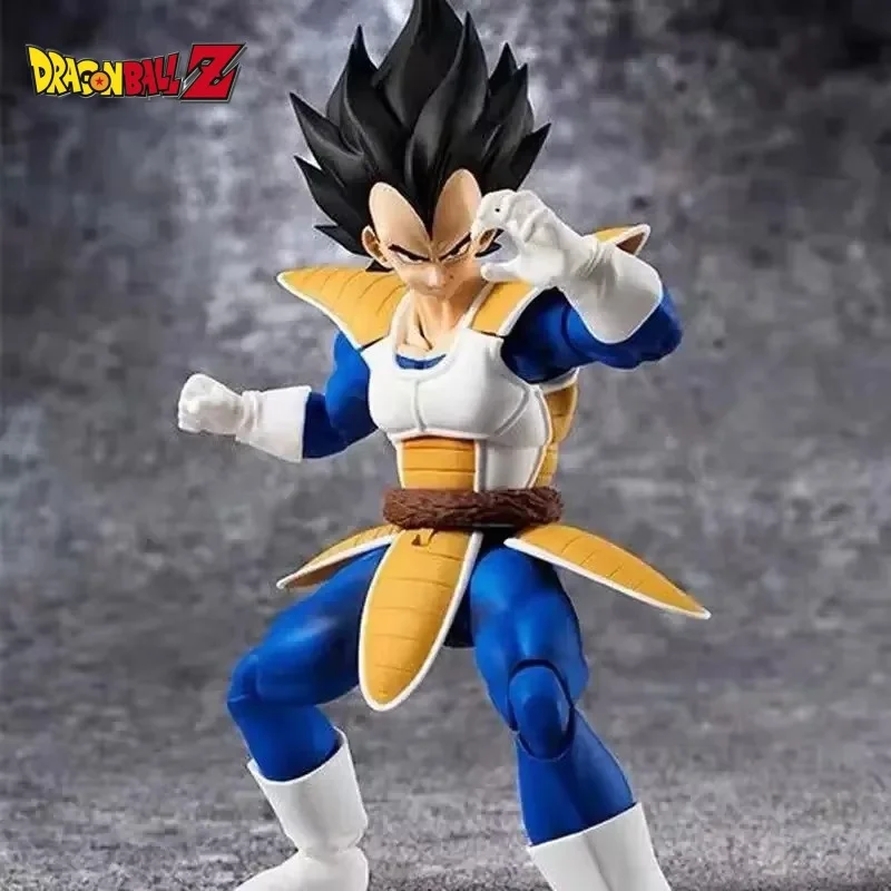 16cm Anime Dragon Ball Z Super Saiyan Shfiguarts Vegeta Articulate Joint Pvc Moveable Action Figure Combats Collection Model Toy