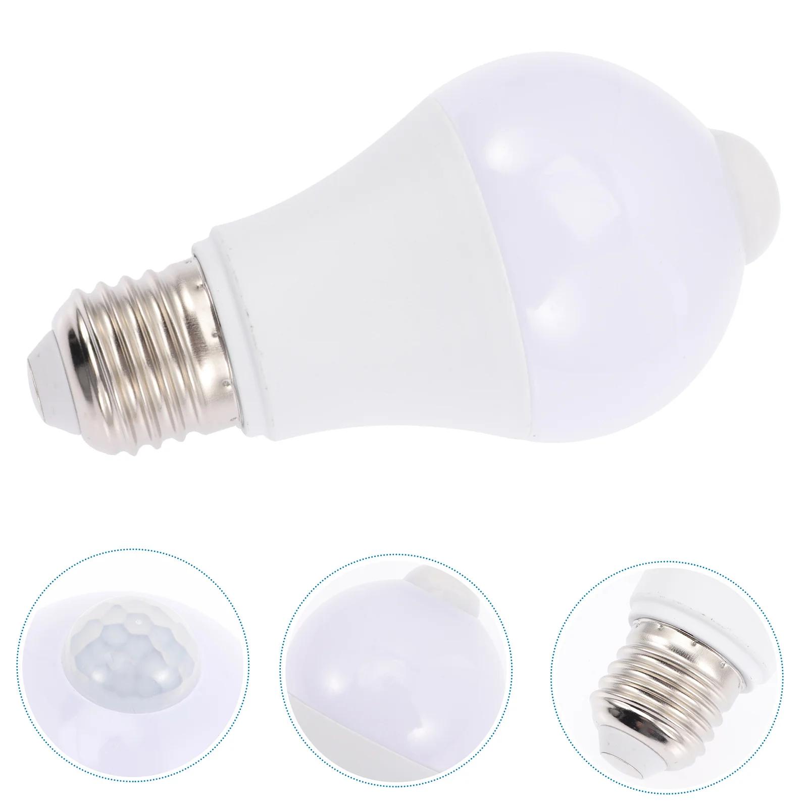 

7W Led Sensor Light Bulb E27 Screw Base Automatic Motion Activated Night Lamp For Home Hotel Restaurant Durable Anti Rust Smart