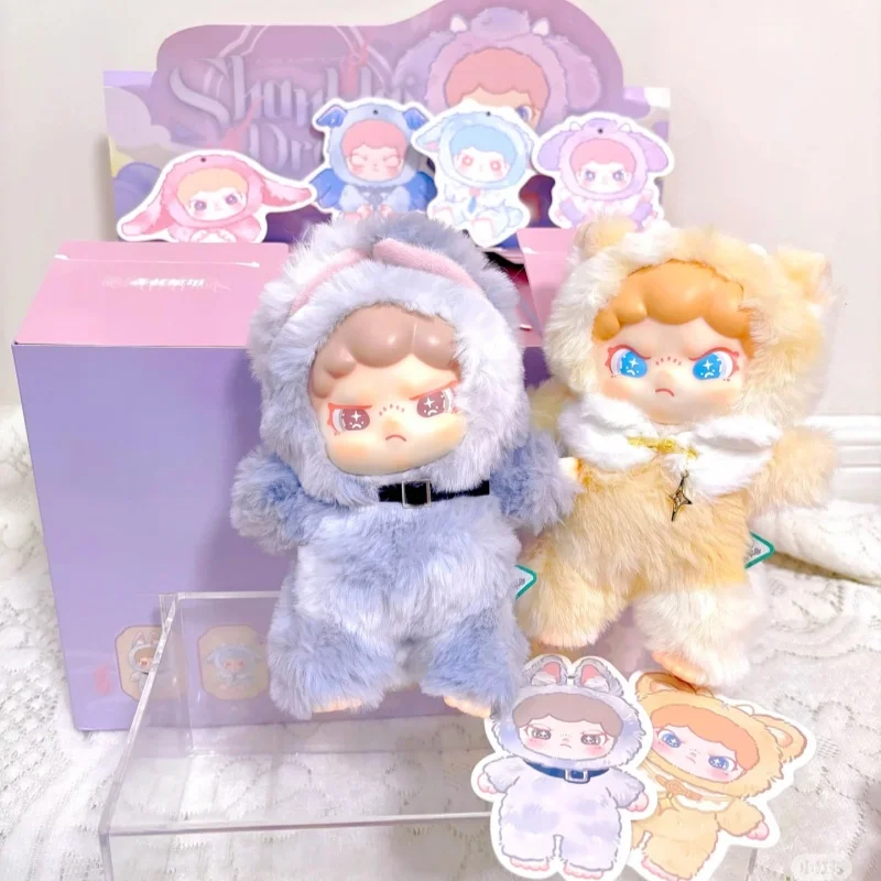 Original dora shanhai sonho série 2.0 bonecas de vinil caixa cega pingente caixa mistério bonito ação anime figura kawaii modelo presente brinquedos