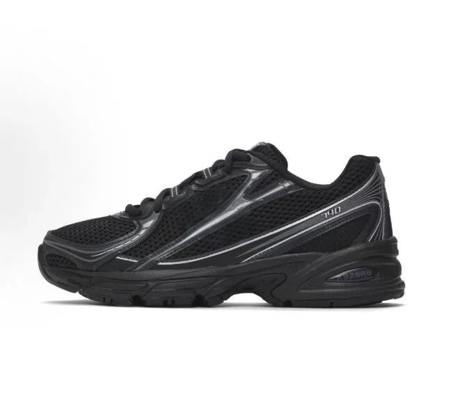 Nuove scarpe da corsa casual unisex 740, modello classico vintage in pelle e rete, bianche, grigie, argento, in offerta. ‮ seohS nuovi bilancieri