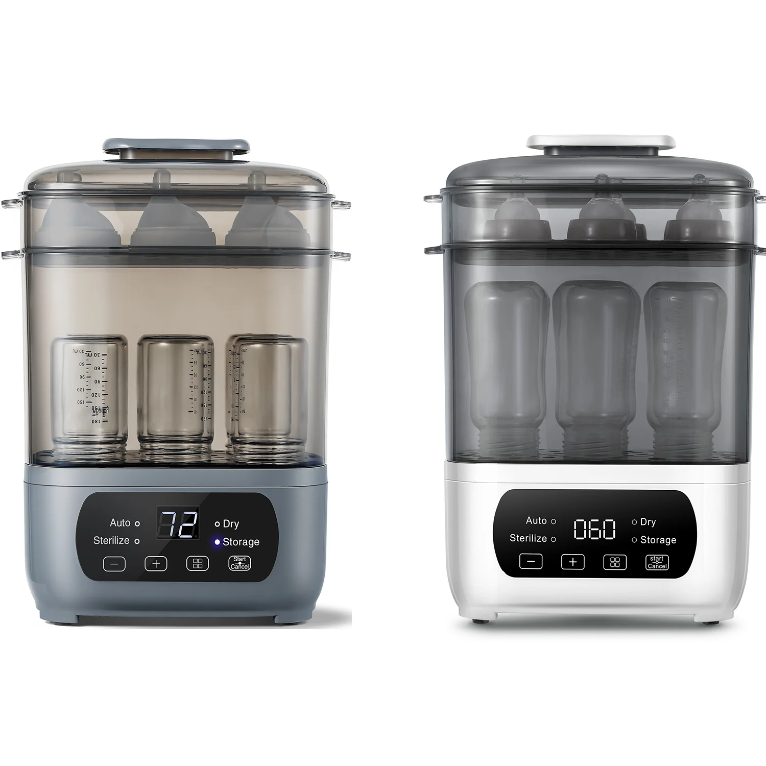 

Baby Bottle Steamer and Dryer, Electric Steamer and Dryer for Baby Bottles, 4-in-1 Bottle Steamer and Dryer