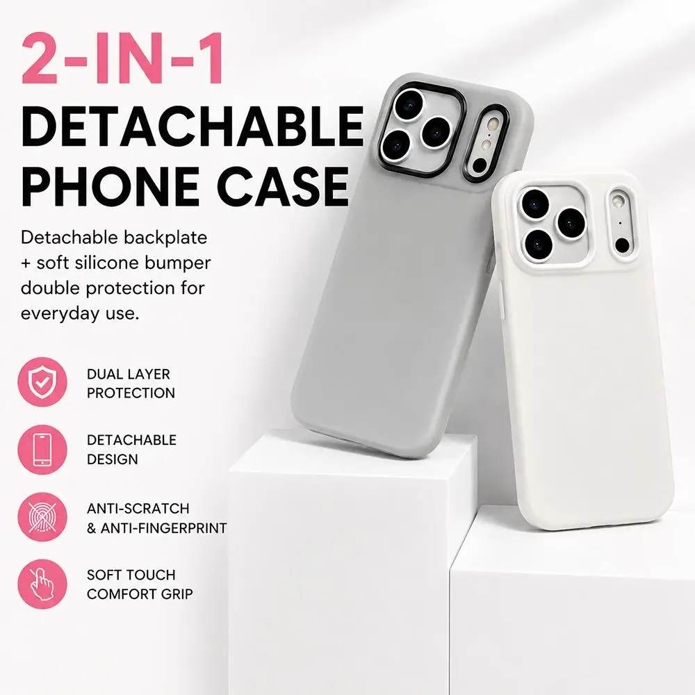 Rapper Dd osama Phone Case 2-in-1 Detachable Clear with Card Holder for iPhone 12-17 Soft Multi-Color view 5