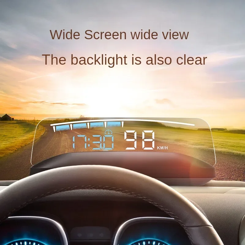 New Large Screen HD Non-ghosting HUD Head-Up Display Car Head-Up Display OBD H402S 