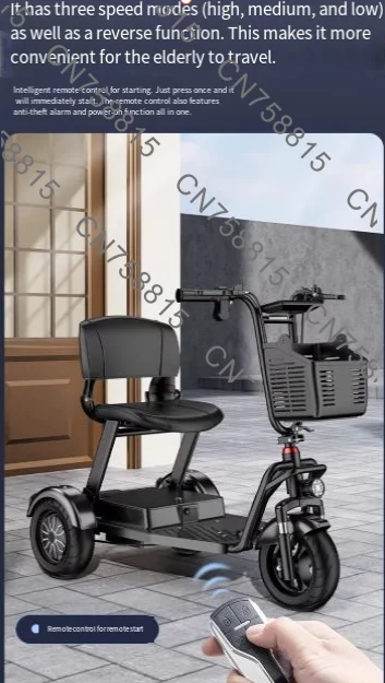 parent-child seats, commuter folding electric bicycle tricycle，Adult commuter pick-up and drop-off child seats
