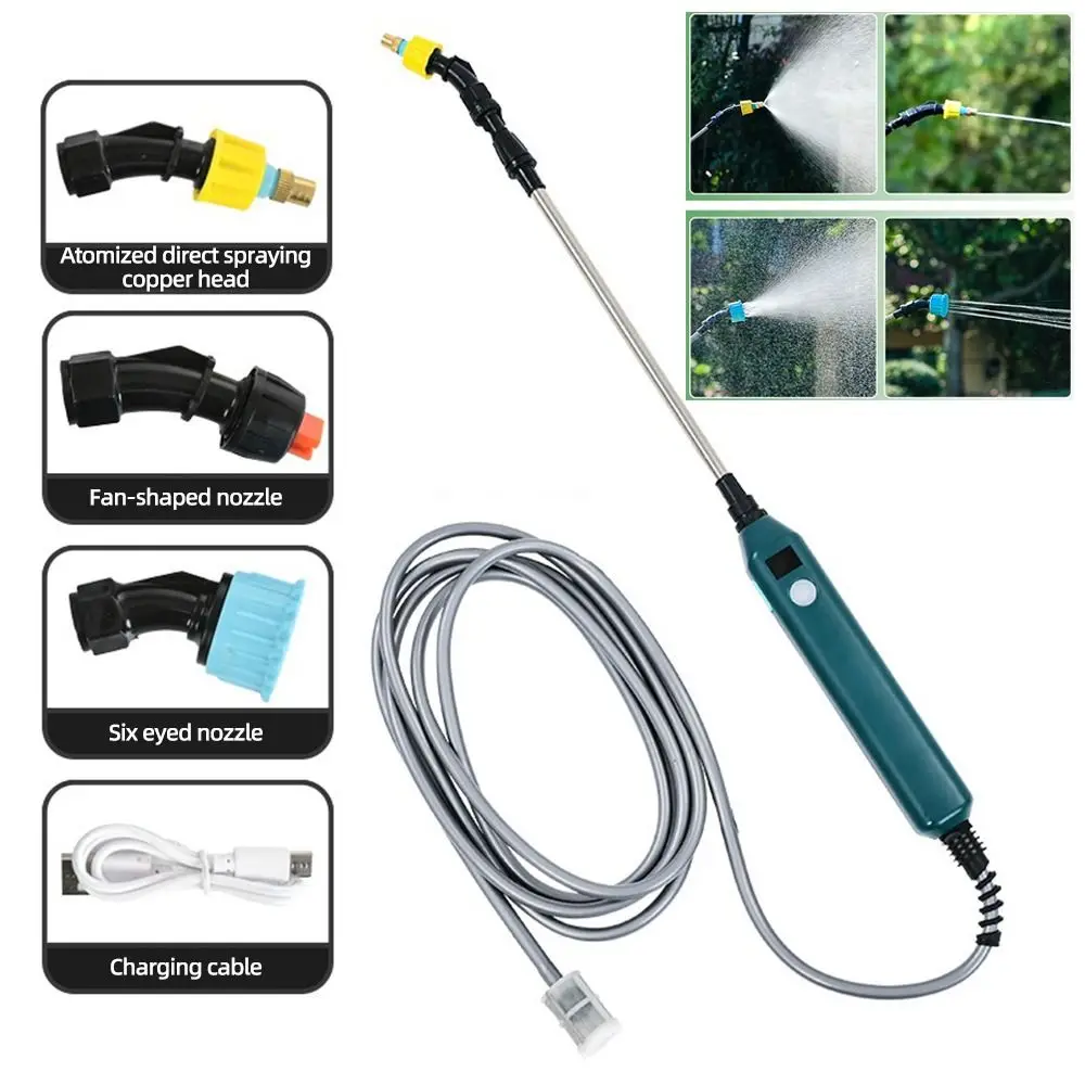 

Irrigation Tool Electric Gardening Sprayer Portable 2400mAh USB Plant Sprayer Multifunction Efficient High-Pressure Sprinkler