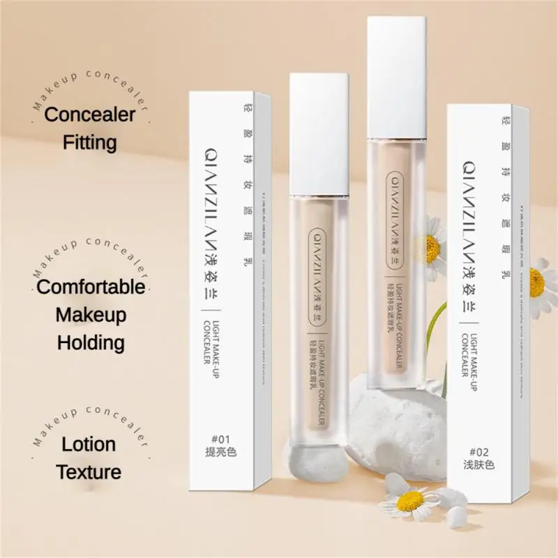 Corrector líquido para maquillaje Facial, corrector brillante, polvo duradero, ilumina el tono de la piel