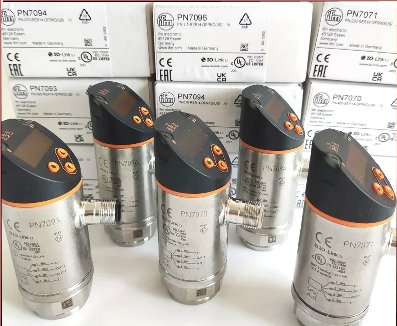 Sensore di pressione IFM originale PN7070 PN7071 PN7092 PN7093 PN7094 PN7096 PN7097 PN7099 PN7571 PN7592 PN7593 PN2594