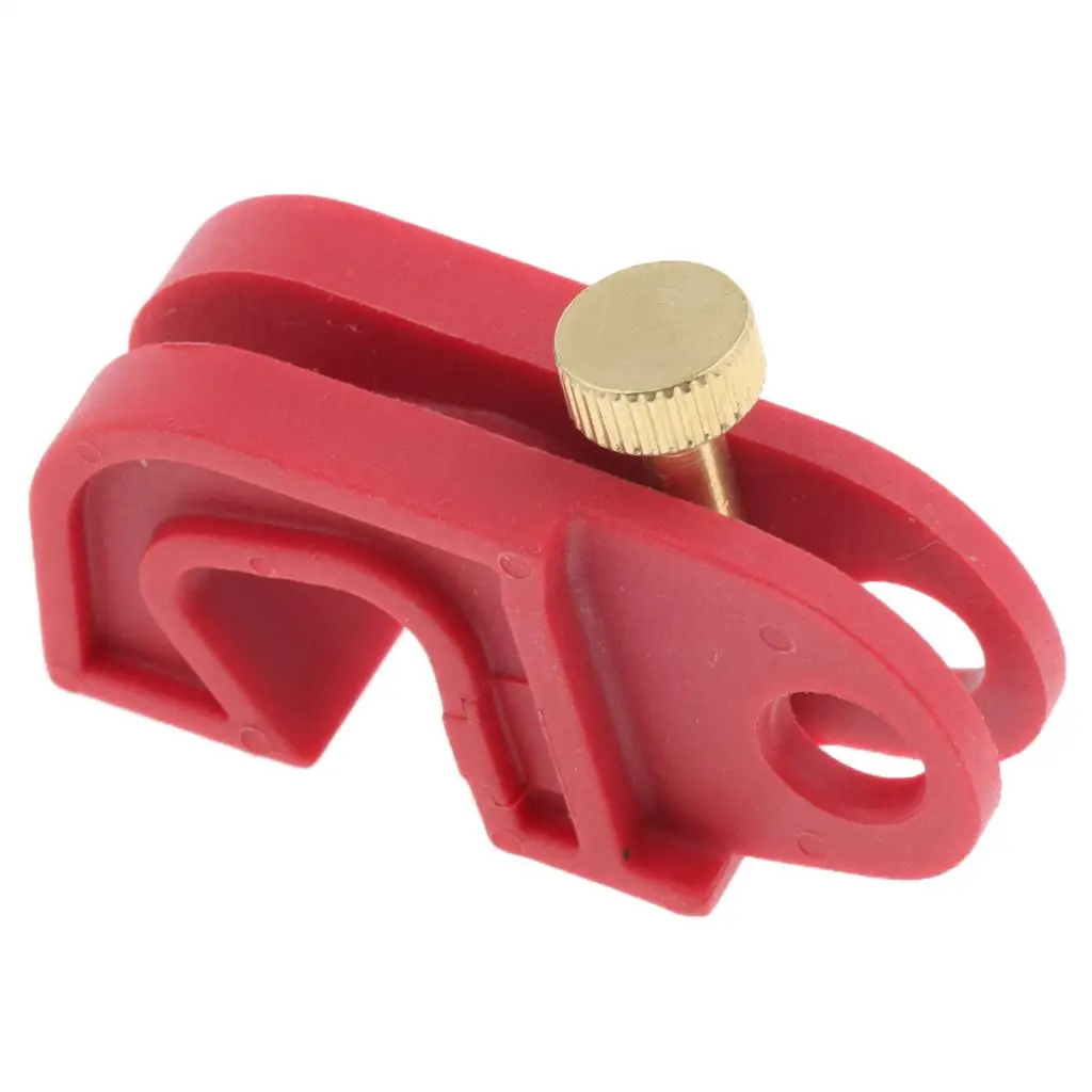Disyuntor Universal rojo con tornillo, hecho de nailon relleno de vidrio, resistente y duradero