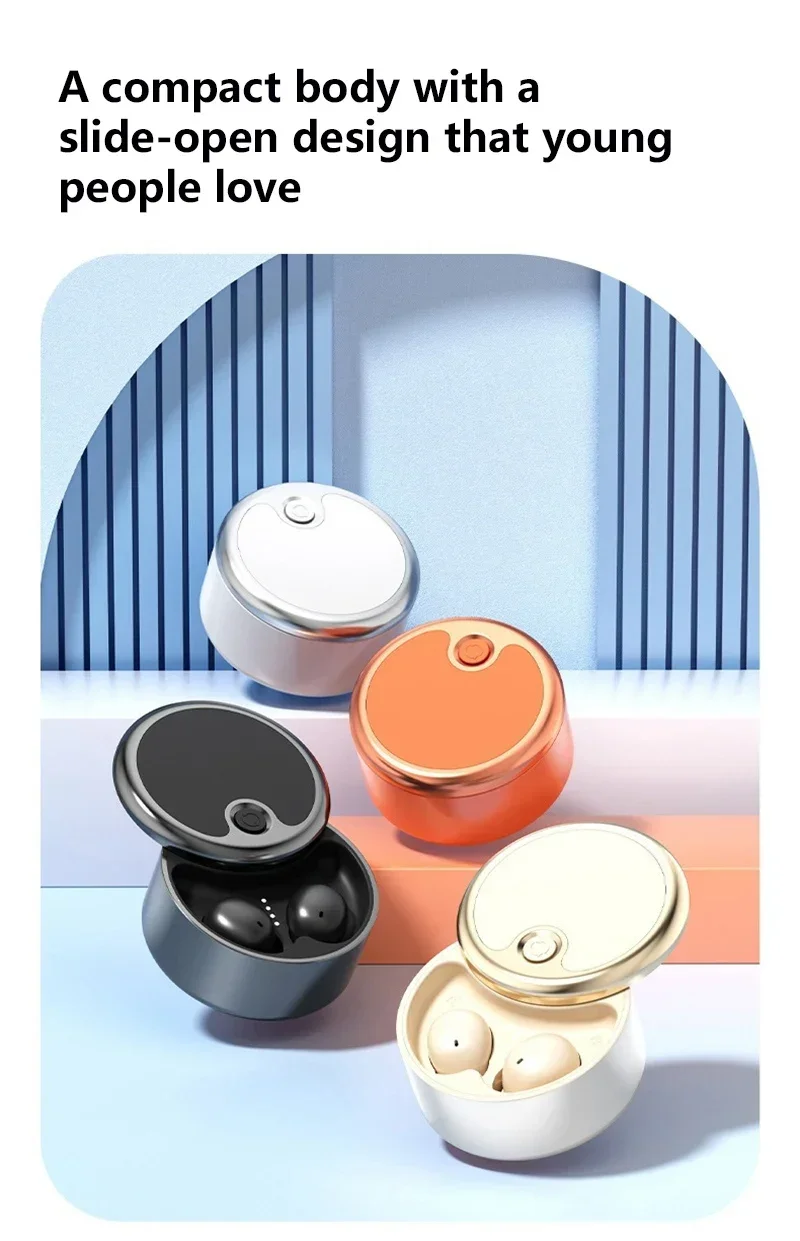 Mini-Slide-Open-Ohrhörer Bluetooth V6.0 Kabellose Kopfhörer Typ-C-Ladung 10M Verbindung Open-Ear-Sportkopfhörer für Telefon – Detail 3