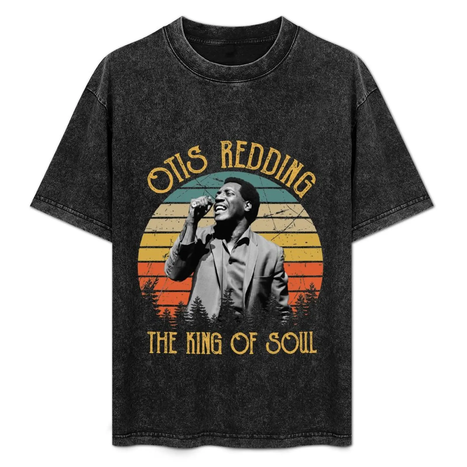 

Redding - The King Of Soul Vintage T-Shirt Trendy Pattern T-Shirt for Men