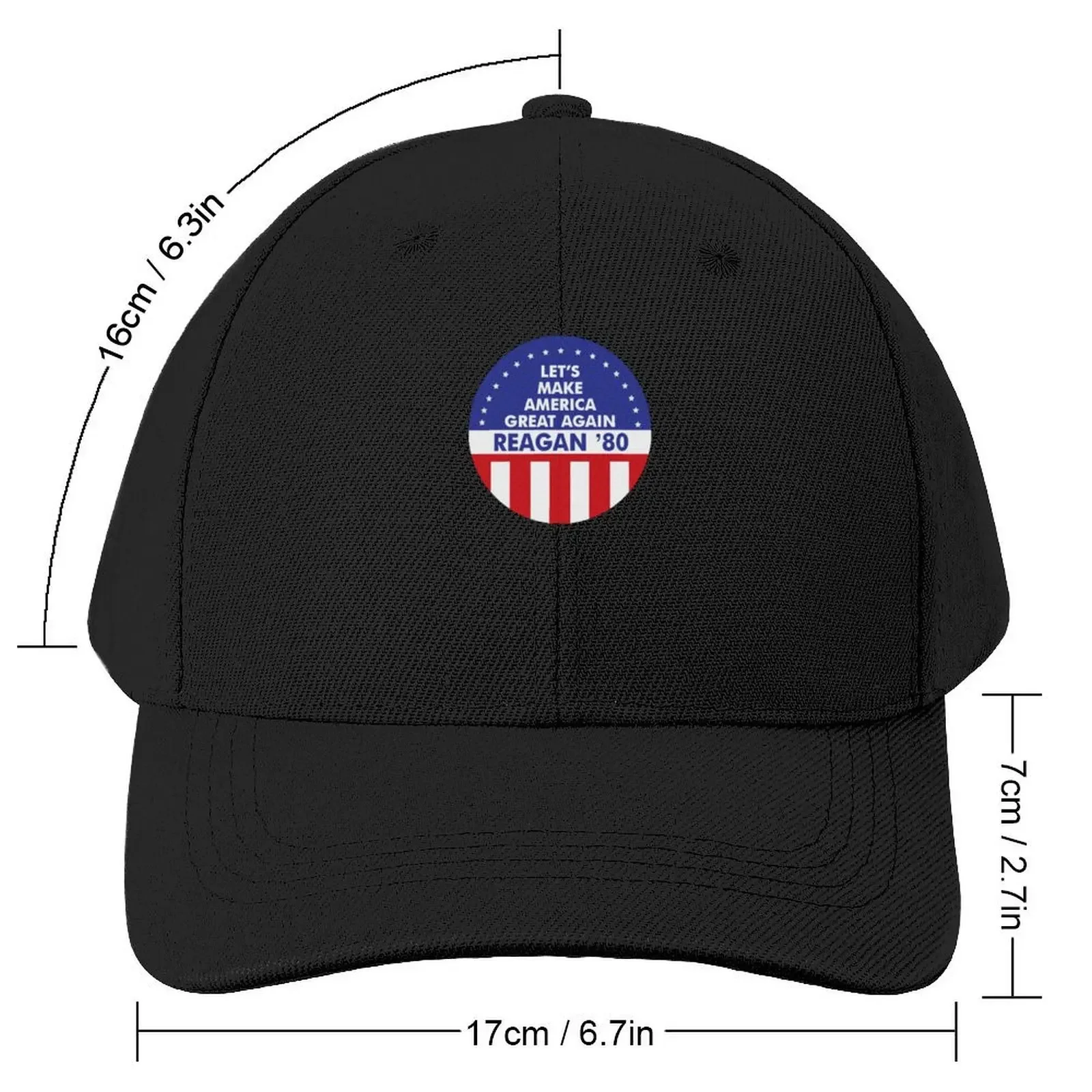 Reagan 1980 T-Shir Baseball Cap Trucker Cap party Hat Wild Ball Hat Women's Hats Men's