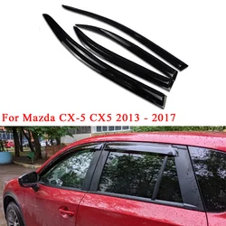 For Mazda CX-5 CX5 2013 2014 2015 2016 2017 Car Window Visor Rain Sun Smoke Guard Deflector Shade Awning Shelter Weathershield