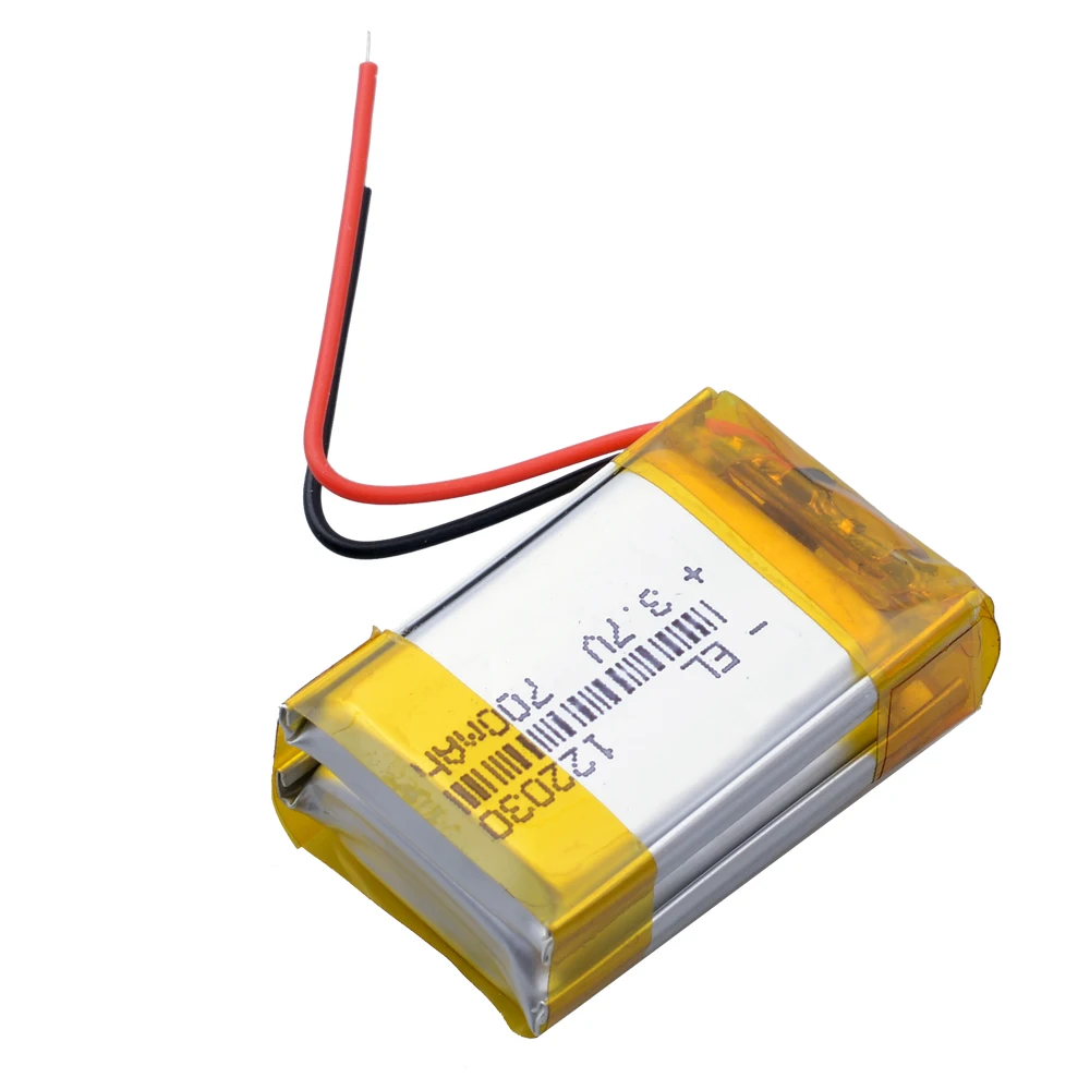 3.7V 700mAH 122030 Rechargeable Lithium Li-ion Polymer Battery