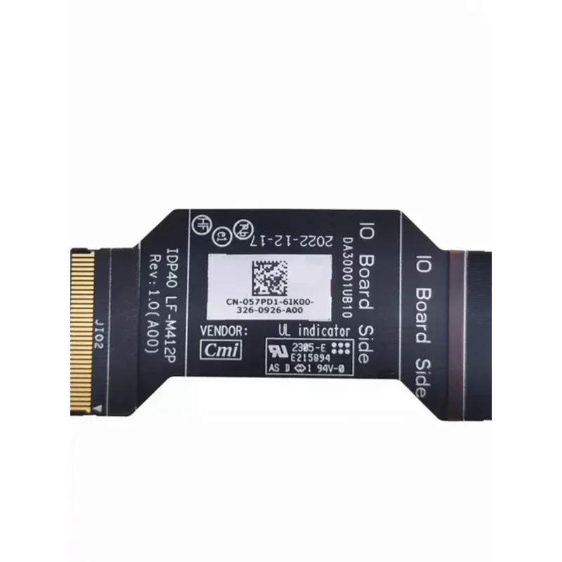 Replacement Laptop IO Board Side Cable For Dell Alienware X14 R2 IDP40 LF-M412P DA30001UB10 57PD1 057PD1