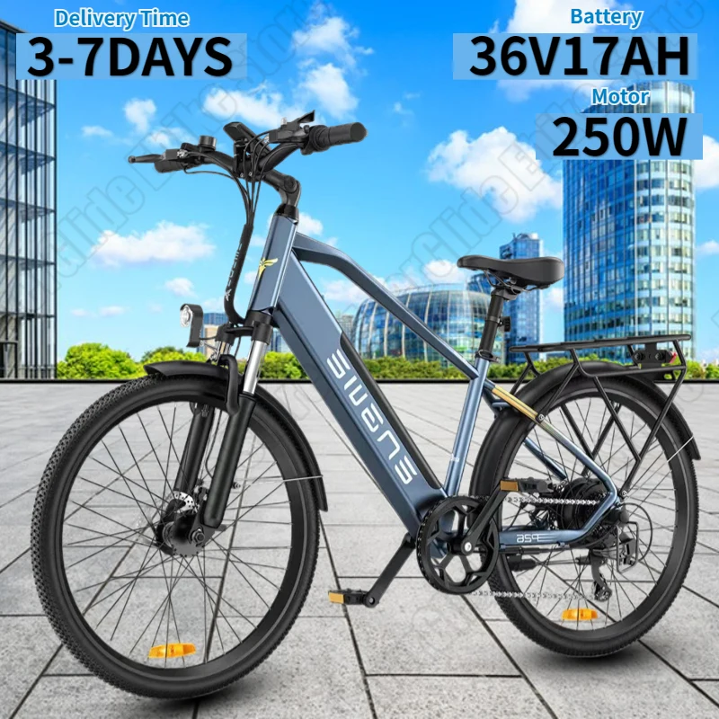 ENGWE P26 E-bike 250W Brushless Motor 36V17AH Lithium Battery Electric Bike Aluminum alloy 26-in Tire Mountain Electric Bicycle