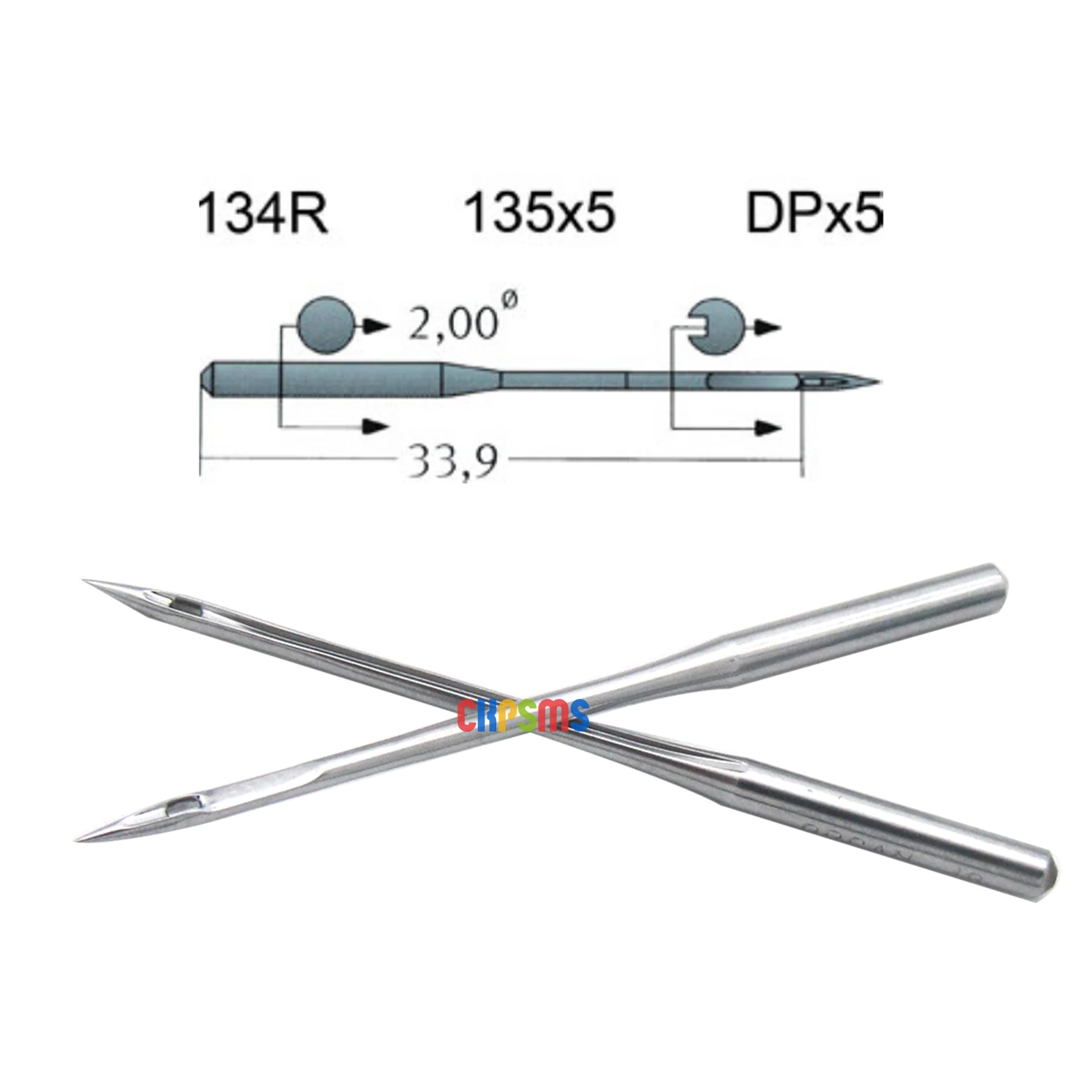 100 Organ 135X5 DPX5 1955 SY1955 Industrial Sewing Machine Needles fit for ADLER 67, 69, 167, 267, 396, 971