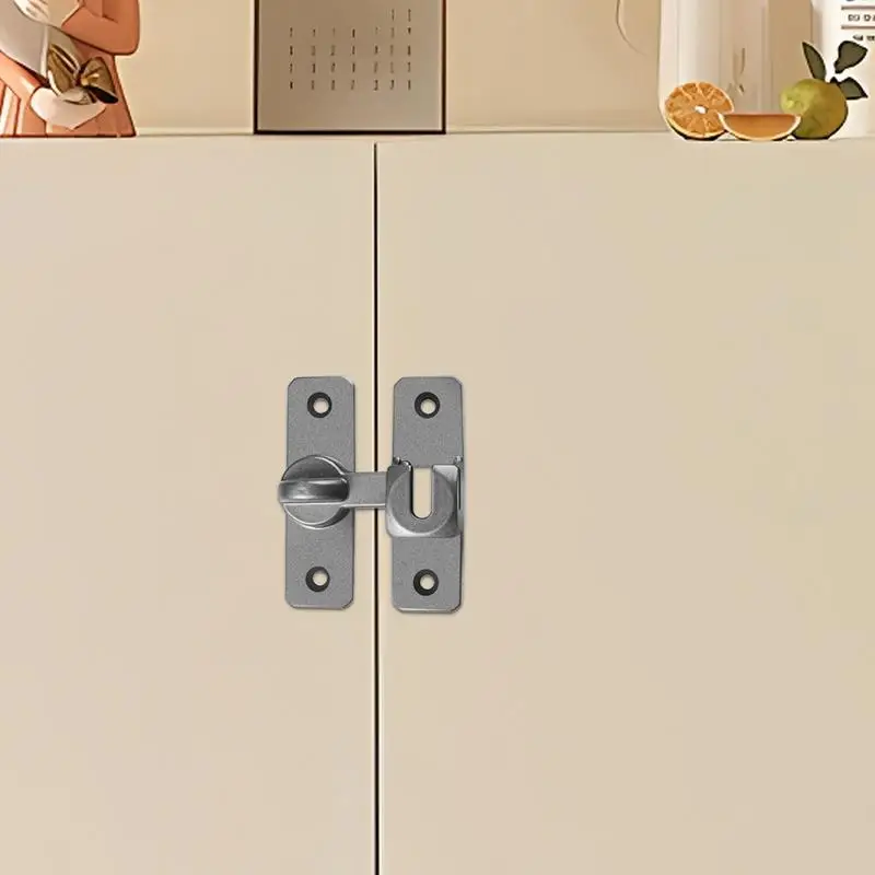 

Door Latch Lock 90/180 Degree Door Lock Latch For Sliding Door Protect Privacy Door Lock Household Door Latch For Cabinets