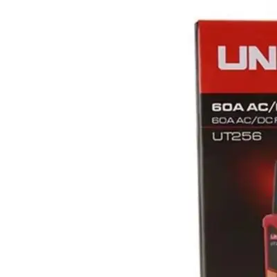 60A AC DC True For RMS Clamp Meter UT256 with Fork Design Non-Contact Voltage Tester and Bright Backlight for Field Use