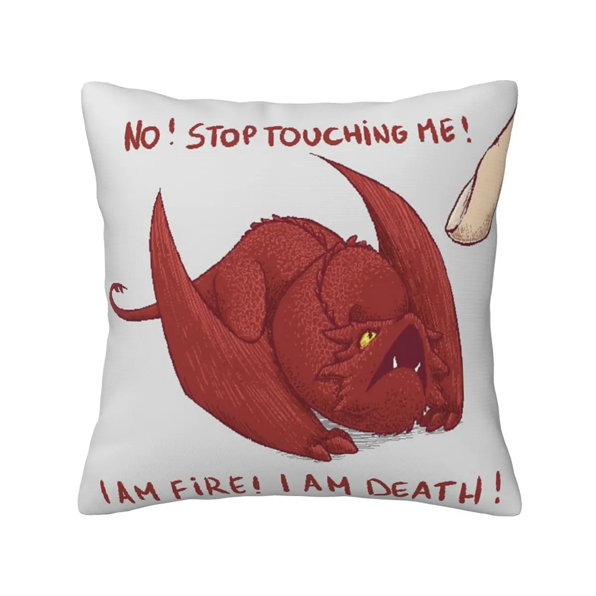 Little Smaug - Dragon Cushion Pillow Cover Children Throw Pillow Cover Anime Pillow Zipper Pillow Cover Customizable