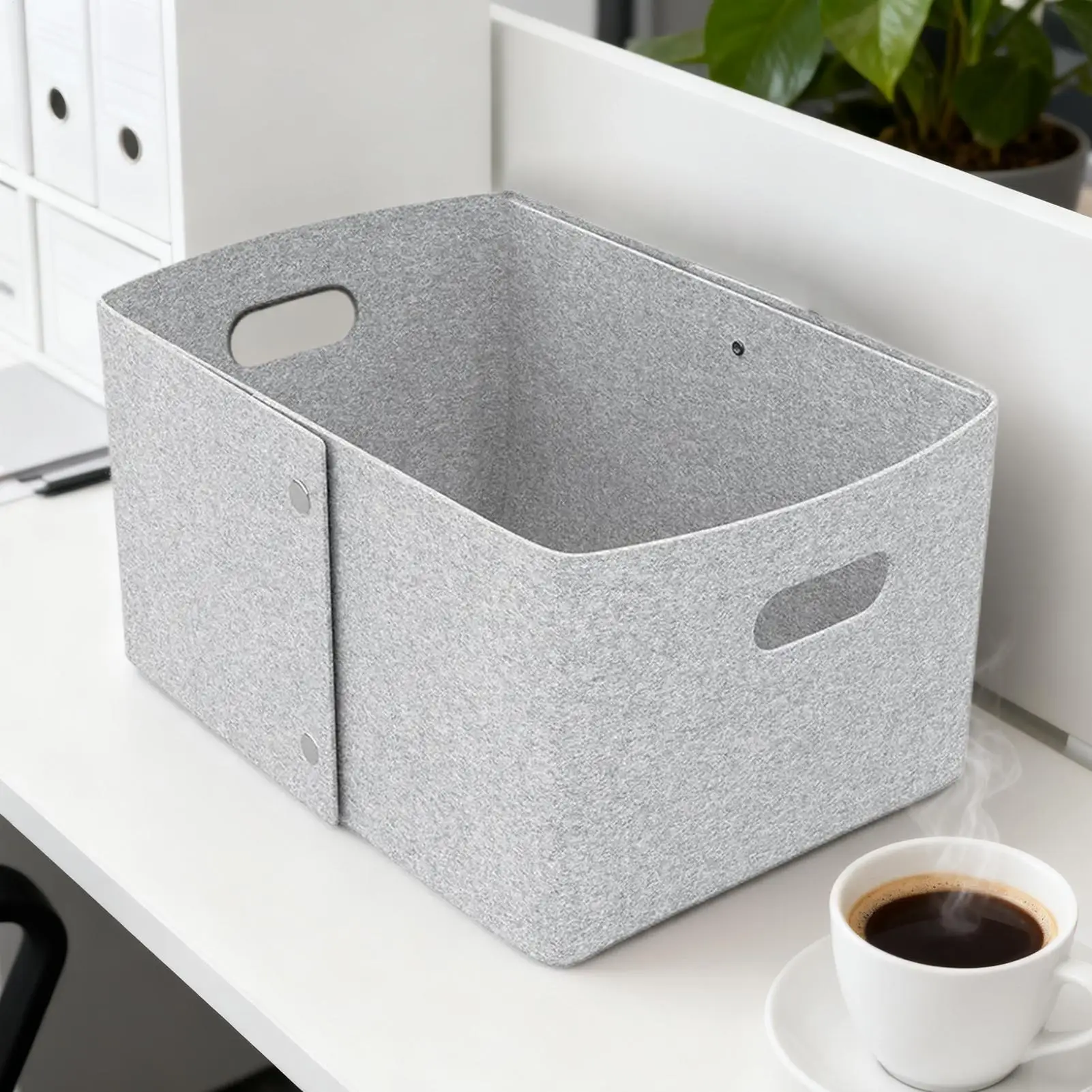 

Корзина для хранения из фетровой ткани с пуговицами, детские игрушки, одежда, органайзер для мелочей, коробка для спальни, ванной комнаты, детской прачечной